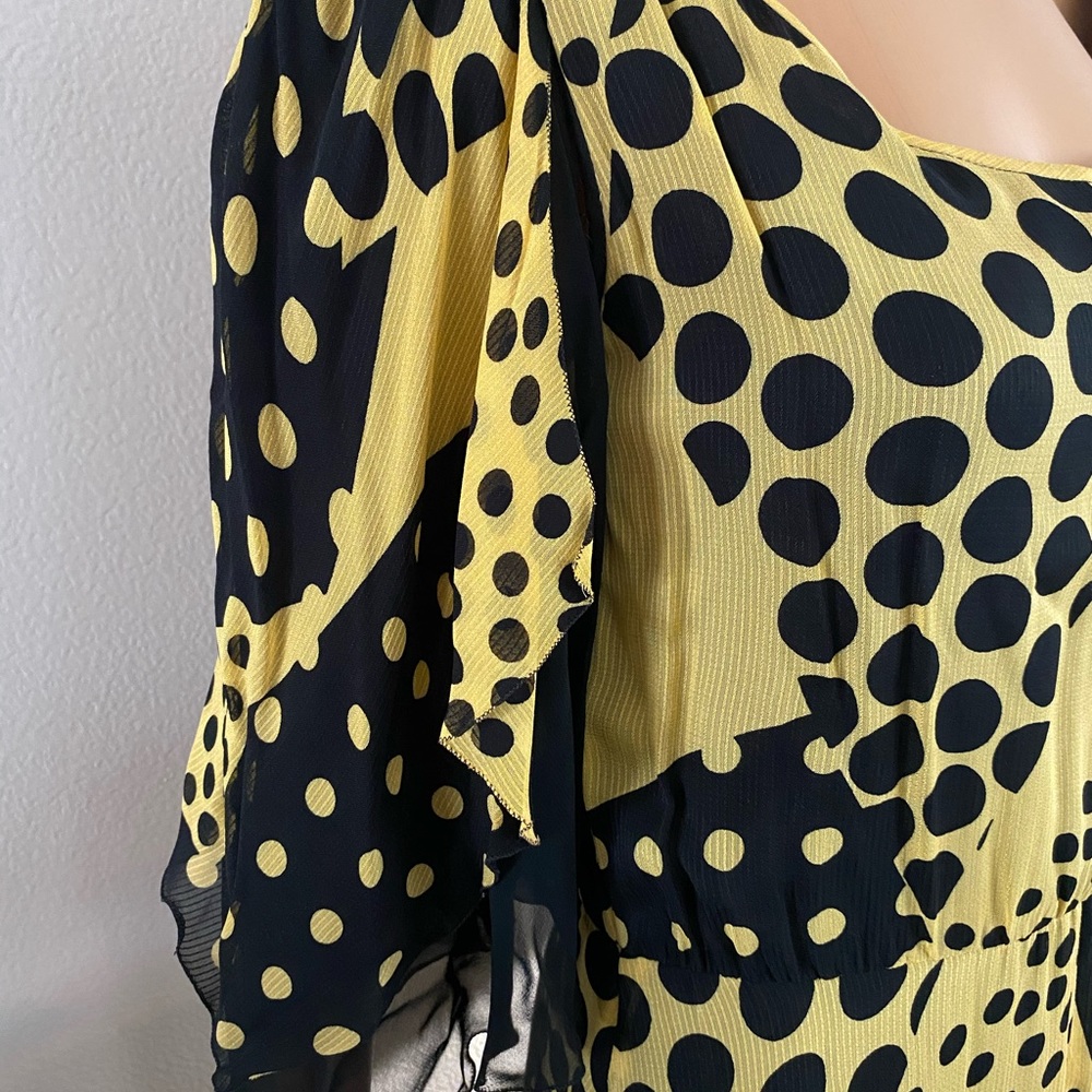 Mirella black and gold dress - Picture 5 of 8